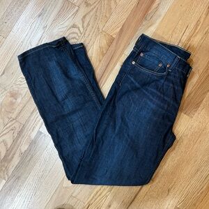 Men’s Dark Blue Levi Denim Jeans